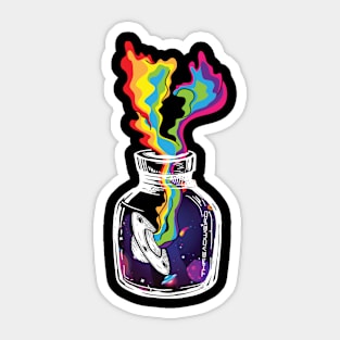 Let Your Weird Out Sticker